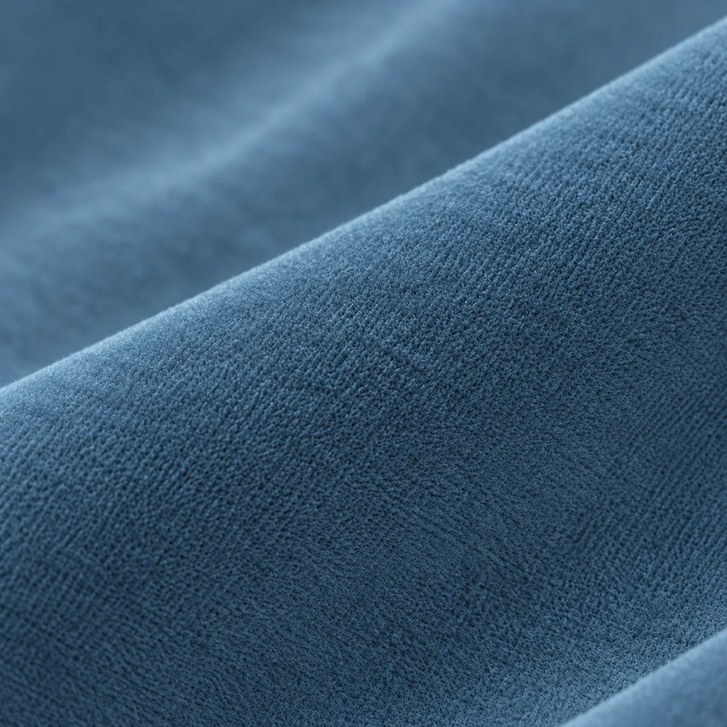 Custom Sofa Slipcover — Luna · Midnight Prussian