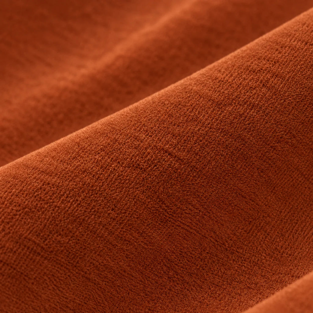 Custom Bed Frame Cover — Luna · Burnished Caramel