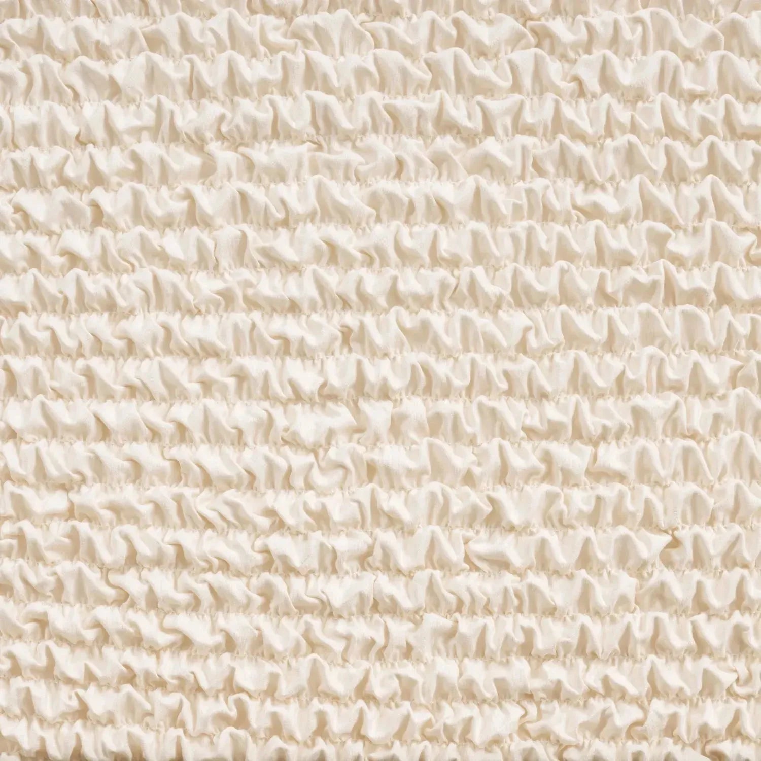 Housse de canapé sectionnelle en microfibre crème