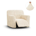Cream Microfibra Recliner Slipcover