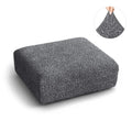 Dark Gray Microfibra Seat Cushion Slipcover