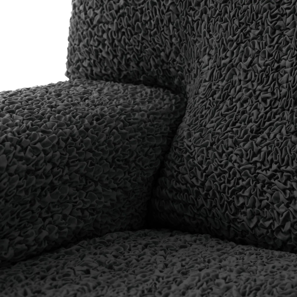 Black Microfibra Sofa Slipcover