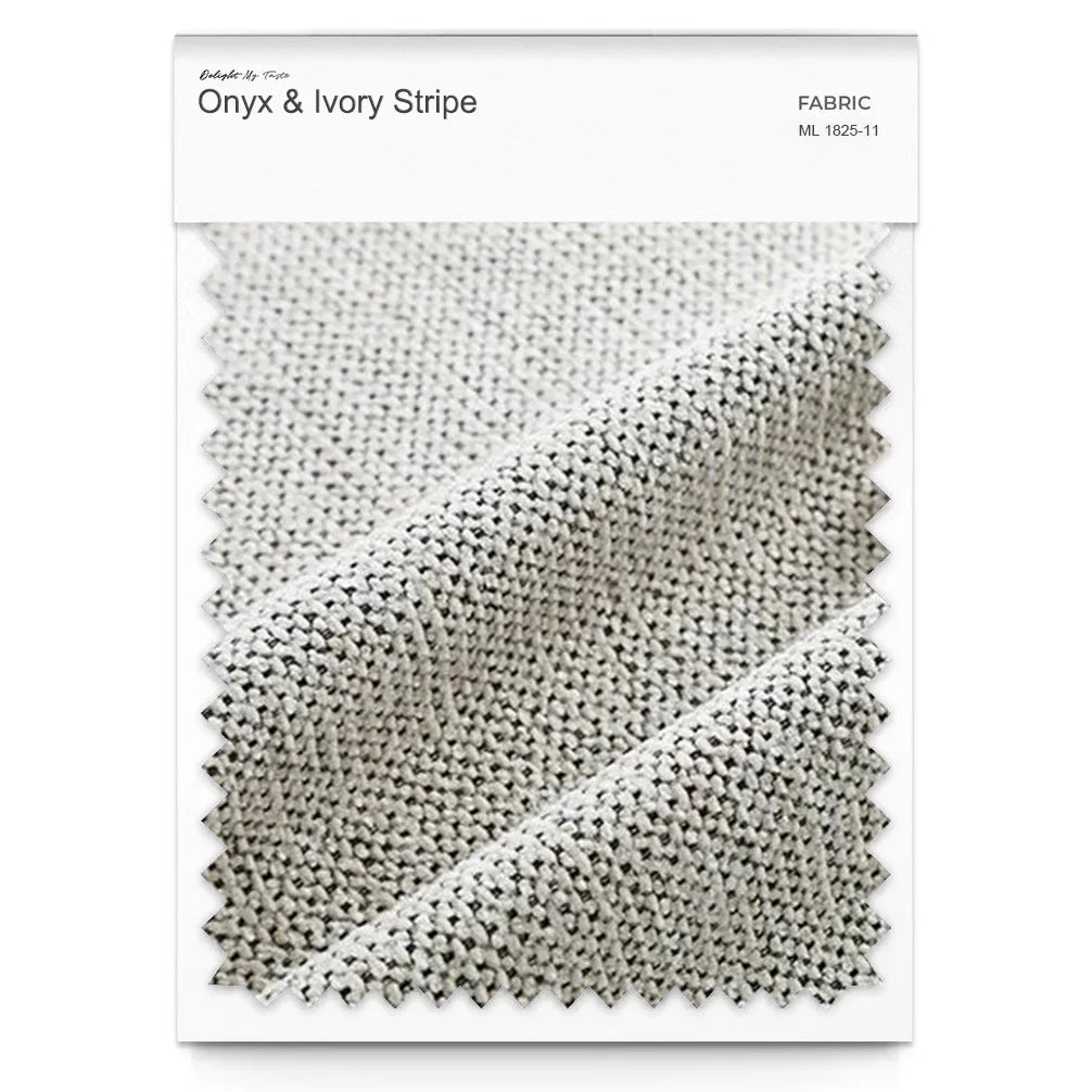 ML 1825-11 | Onyx & Ivory Stripe