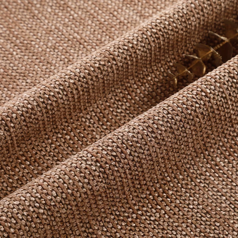 Custom Bed Frame Cover — Marlowe Linen-Blend 1825 · Caramel Roast