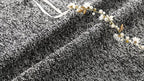 Custom Sofa Slipcover — Marlowe Linen-Blend 1925 · Marlowe Spotted Black and White