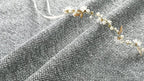 Custom Sofa Slipcover — Marlowe Linen-Blend 1925 · Spotted Black and Light Gray