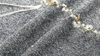 Custom Sofa Slipcover — Marlowe Linen-Blend 1925 · Spotted Black and Space Gray