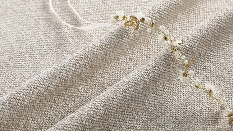 Custom Sofa Slipcover — Marlowe Linen-Blend 1925 · Off-White Apricot