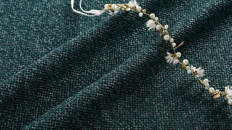 Custom Sofa Slipcover — Marlowe Linen-Blend 1925 · Spotted Lake Blue