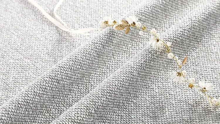 Custom Sofa Slipcover — Marlowe Linen-Blend 1925 · Spotted Gray and White
