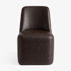 Mahogany Minotti YX-75 | Long-Skirt Dining Chair Slipcover