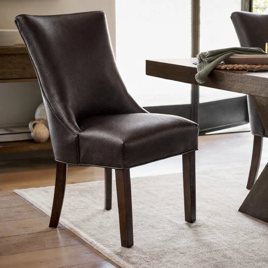 Mahogany Minotti YX-75 | Snug fit Dining Chair Slipcover