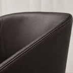 Mahogany Minotti YX-75 | Snug fit Dining Chair with armrest Slipcover