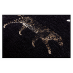 Black-Ground Gold Leopard | Bed Frame Cover