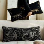 Black-Ground Gold Leopard | Bed Frame Cover