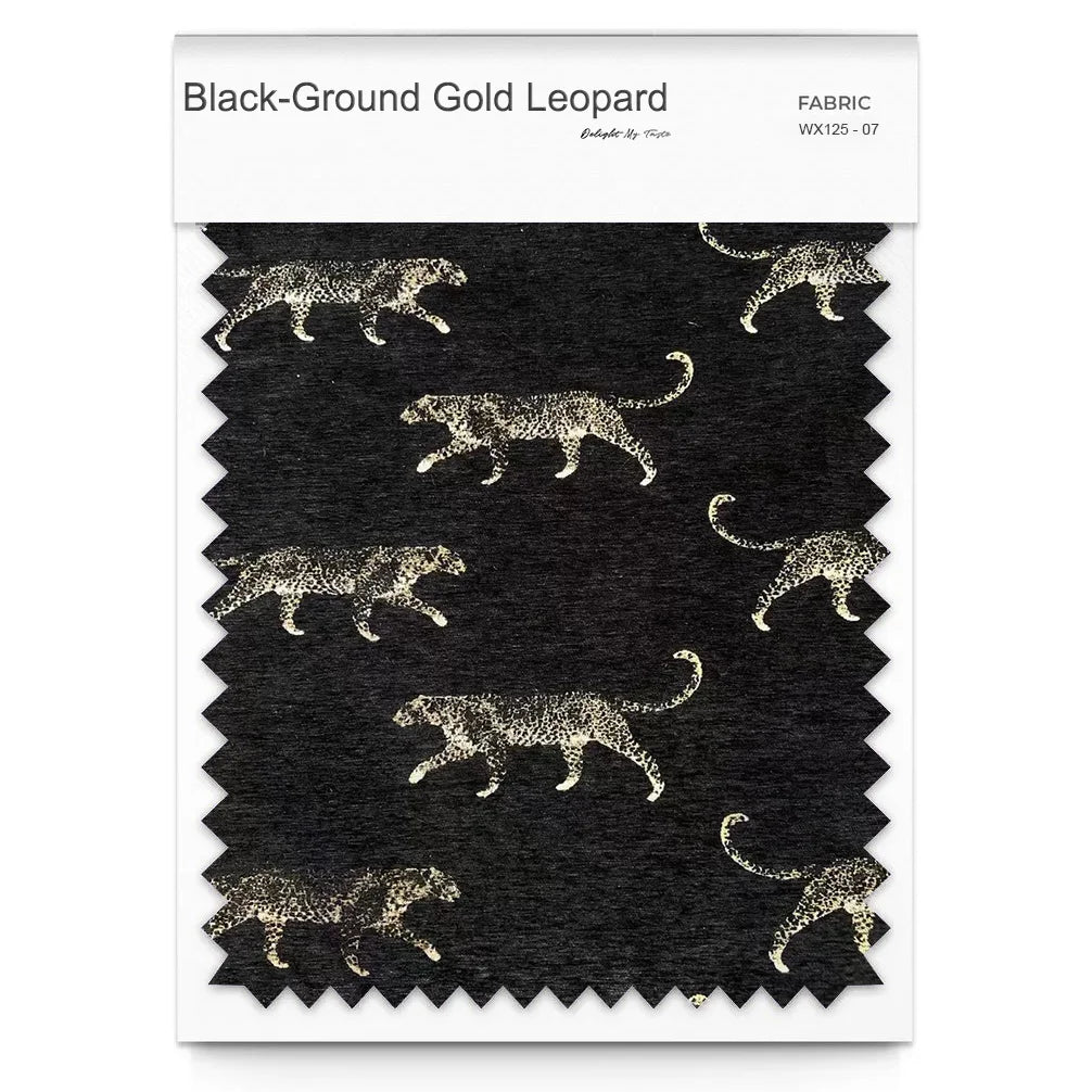 Maillard-Style WX125 - 07 | Black-Ground Gold Leopard