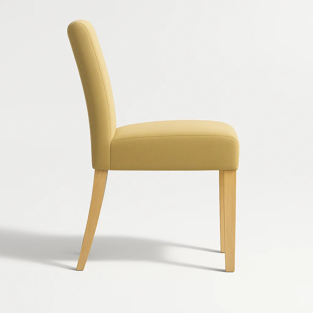 Matte Yellow WB PBV2042 - 33 | Snug fit Dining Chair Slipcover