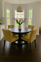 Matte Yellow WB PBV2042 - 33 | Snug fit Dining Chair Slipcover