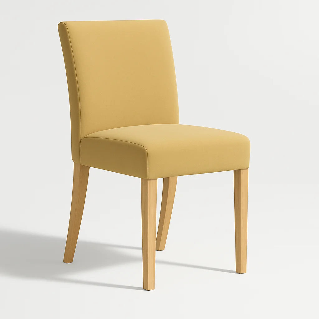 Matte Yellow WB PBV2042 - 33 | Snug fit Dining Chair Slipcover