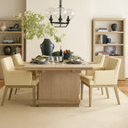 Matte Yellow WB PBV2042 - 33 | Snug fit Dining Chair with armrest Slipcover