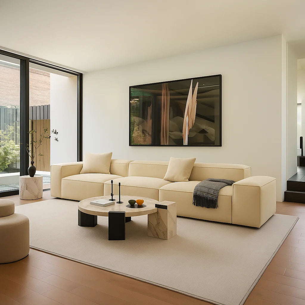 Matte Yellow WB PBV2042 - 33 | Sofa Slipcover