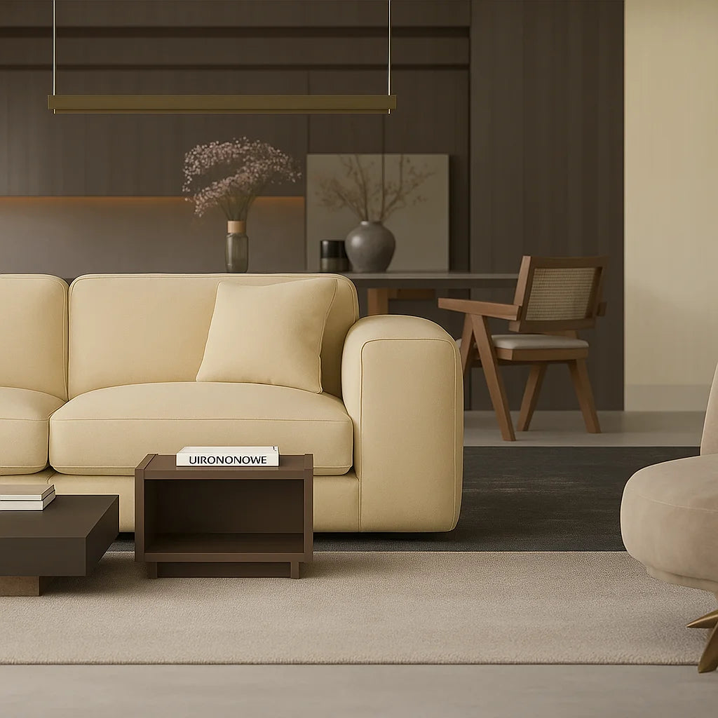 Matte Yellow WB PBV2042 - 33 | Sofa Slipcover