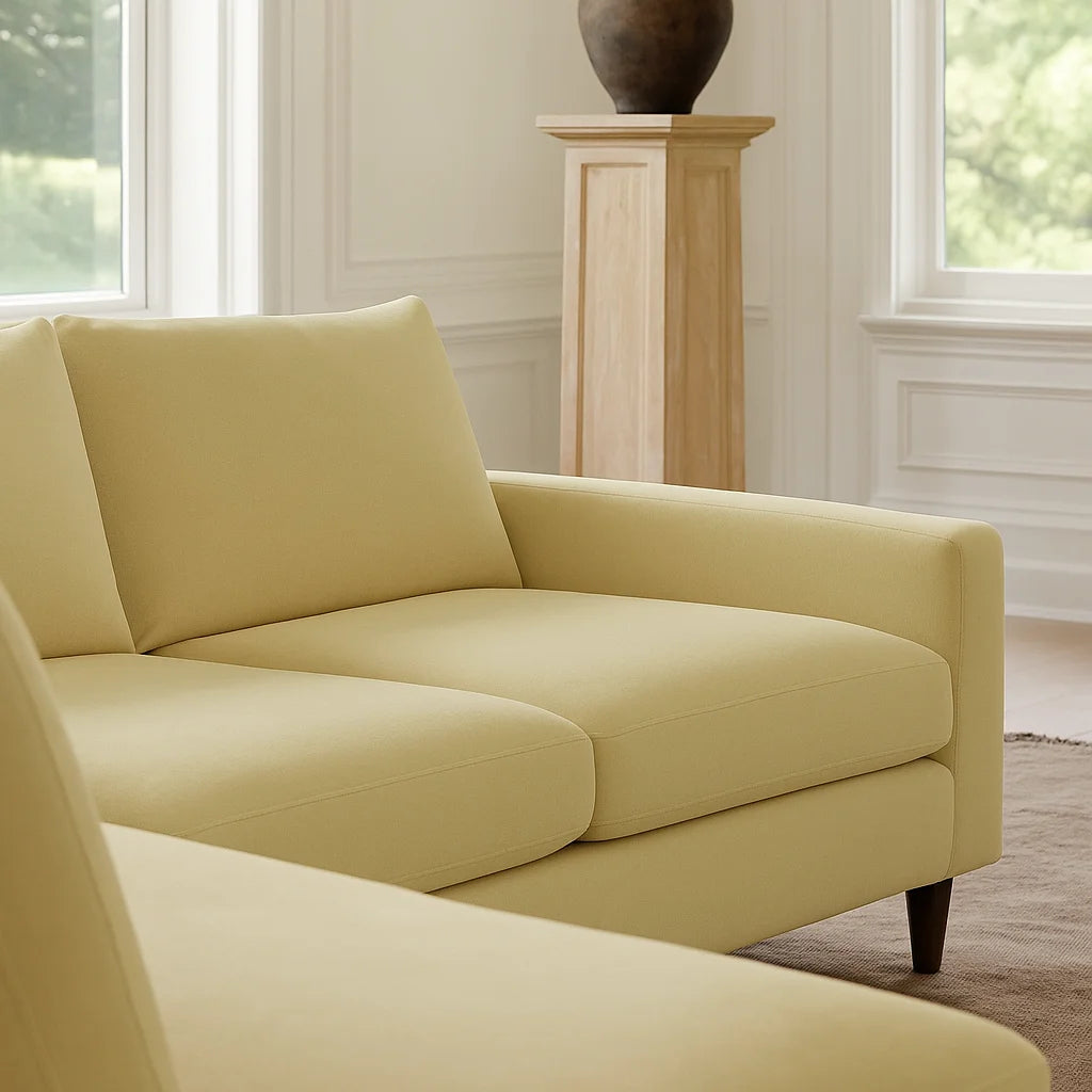 Matte Yellow WB PBV2042 - 33 | Sofa Slipcover