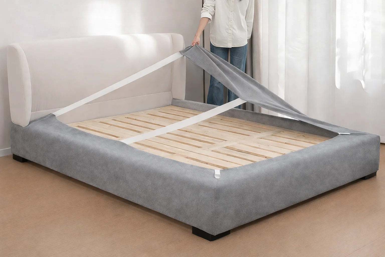 Meteor Ash Luna - 02 | Bed Skirt