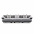 Custom Sofa Slipcover — Luna · Meteor Ash