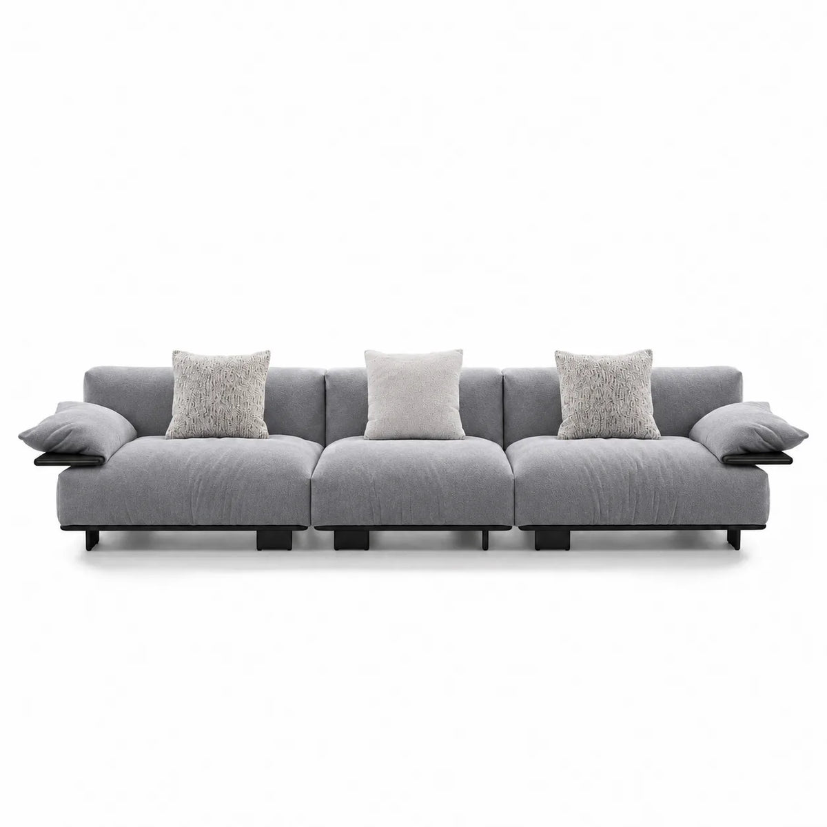 Custom Sofa Slipcover — Luna · Meteor Ash