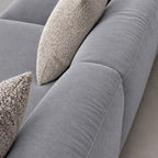 Custom Sofa Slipcover — Luna · Meteor Ash