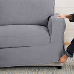 Meteor Ash Luna-02 custom sofa slipcover