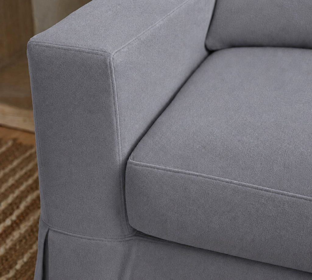 Meteor Ash Luna-02 custom sofa slipcover