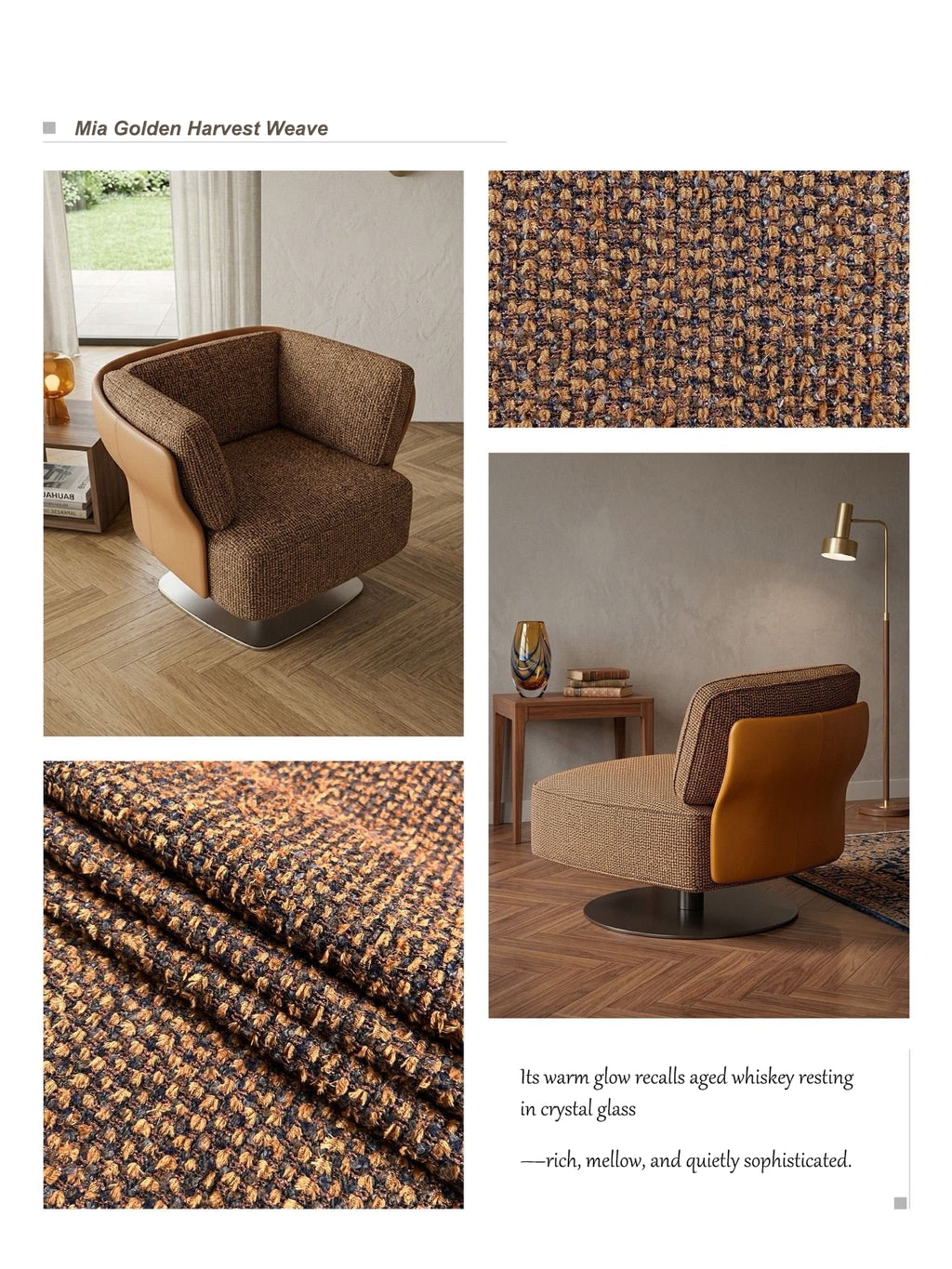 Mia Golden Harvest Weave