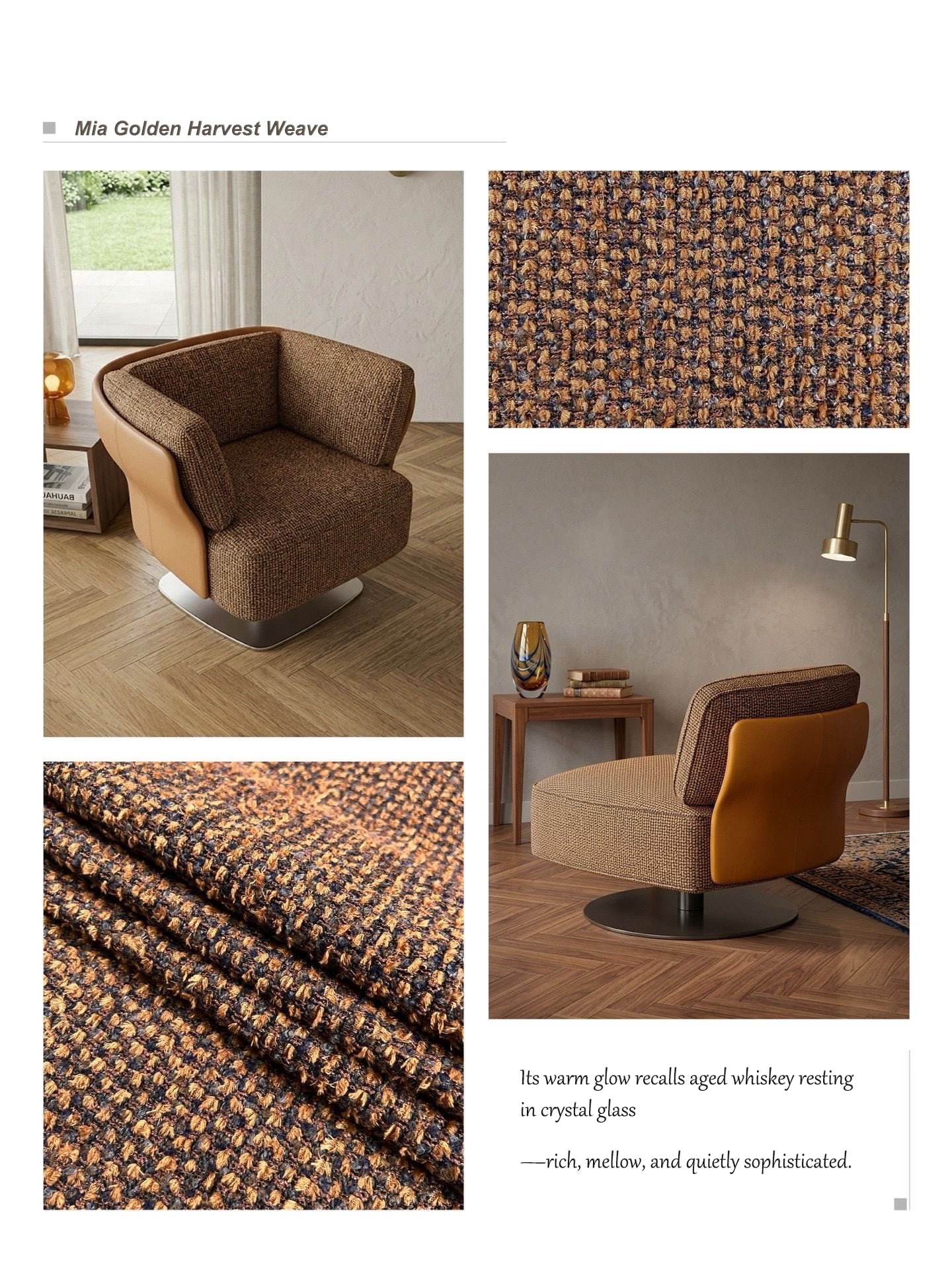 Mia Golden Harvest Weave