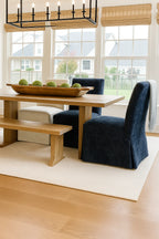 Midnight Admiral WX23006 - 25 | Long-Skirt Dining Chair Slipcover