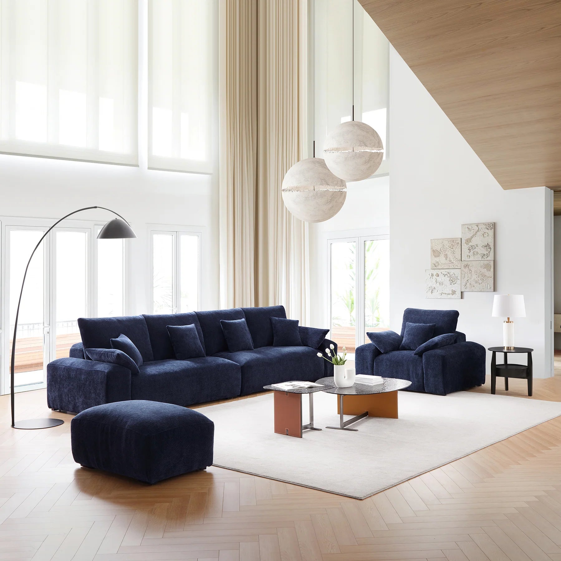 Midnight Admiral WX23006 - 25 | Sofa Slipcover