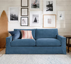 Midnight Prussian Luna-05 custom sofa slipcover