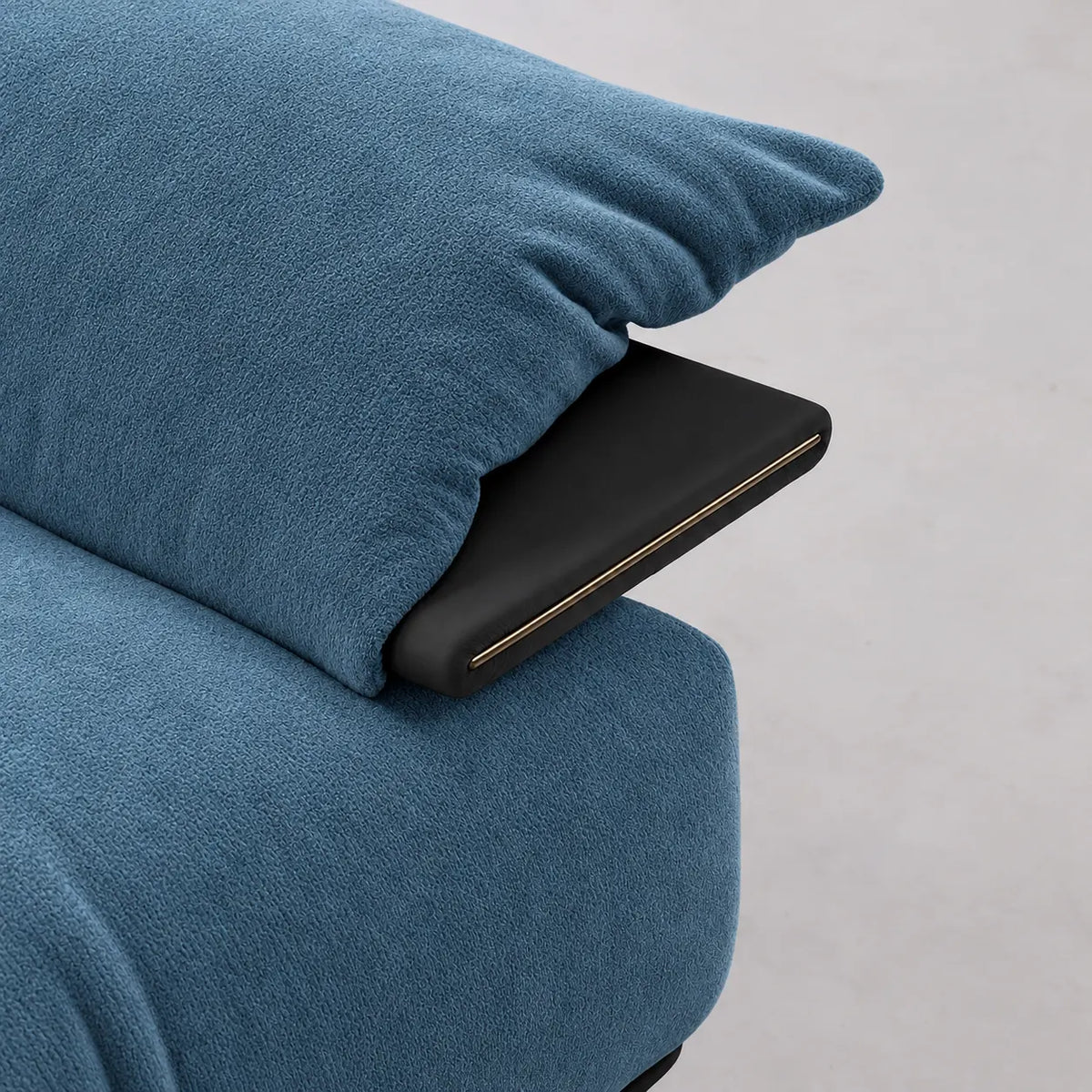 Custom Sofa Slipcover — Luna · Midnight Prussian