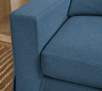 Midnight Prussian Luna-05 custom sofa slipcover
