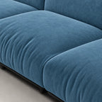 Custom Sofa Slipcover — Luna · Midnight Prussian