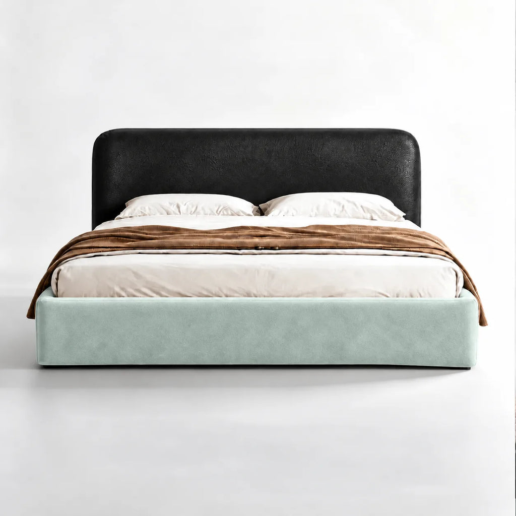 Mint · Stretch-Fit Bed Frame Cover