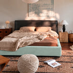 Mint · Stretch-Fit Bed Frame Cover