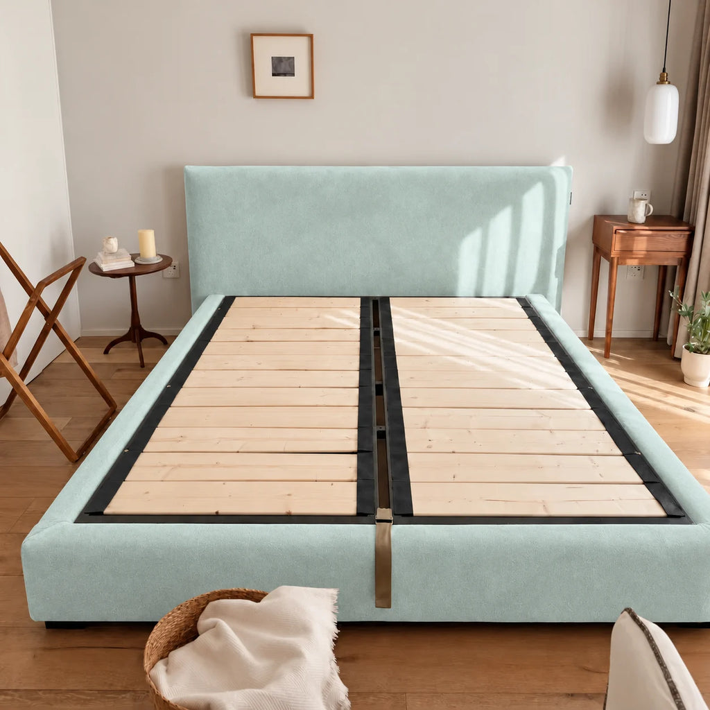 Mint · Stretch-Fit Bed Frame Cover