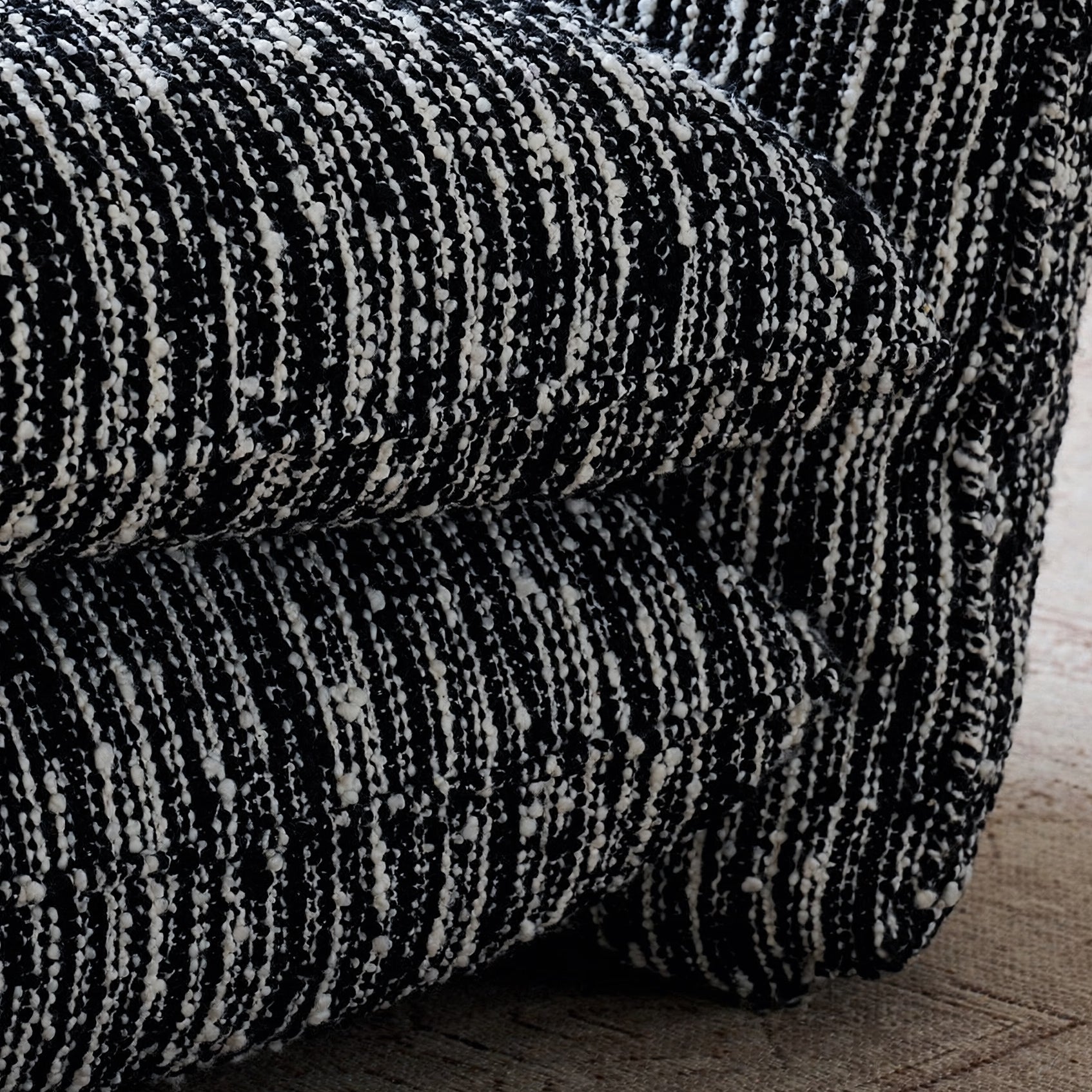 Monochrome Bouclé Weave