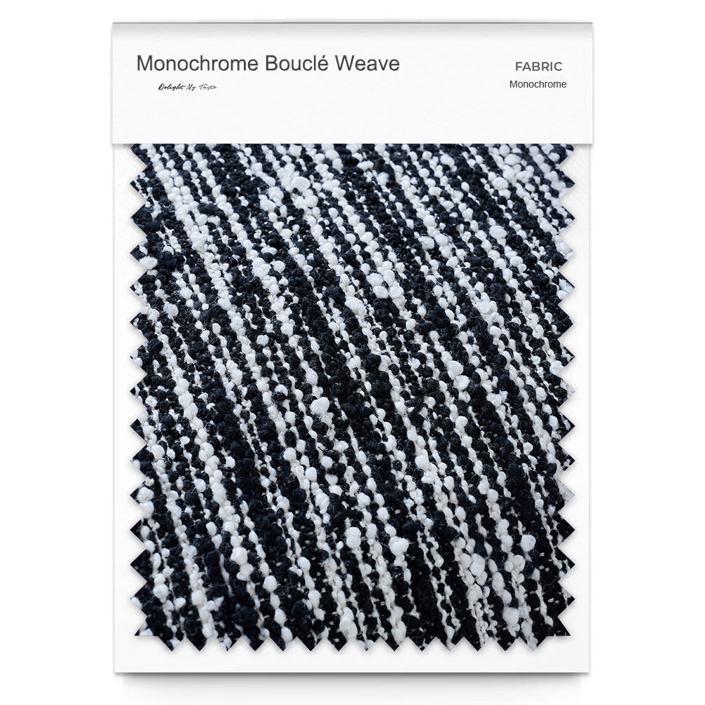 Monochrome Bouclé Weave