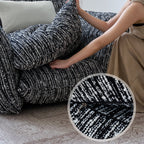 Monochrome Bouclé Weave