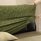 Moss Trace · Stretch-Fit Bed Headboard Cover