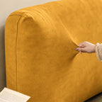 Mustard · Stretch-Fit Bed Headboard Cover