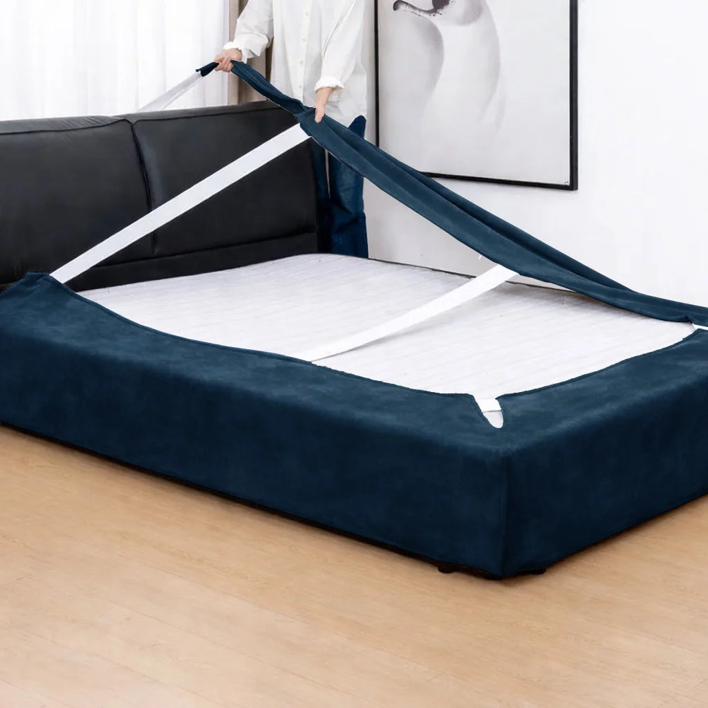 Navy Blue WB PBV2042 - 47 | Bed Frame Cover